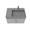 Castello Usa Amazon 30-inch Gray Right Vanity Set with Gray Top and Chrome Handles CB-MC-30G-CHR-2056R-GR - alternate 6